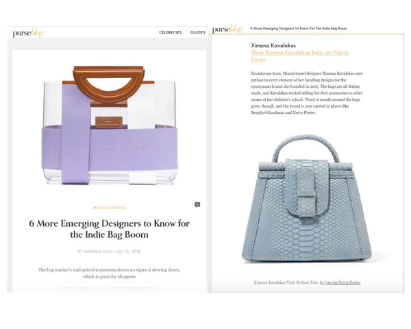 PurseBlog -  6 More Emerging Designers to Know for the Indie Bag Boom