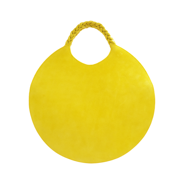 Sol Bag in Yellow Suede/Nappa Leather