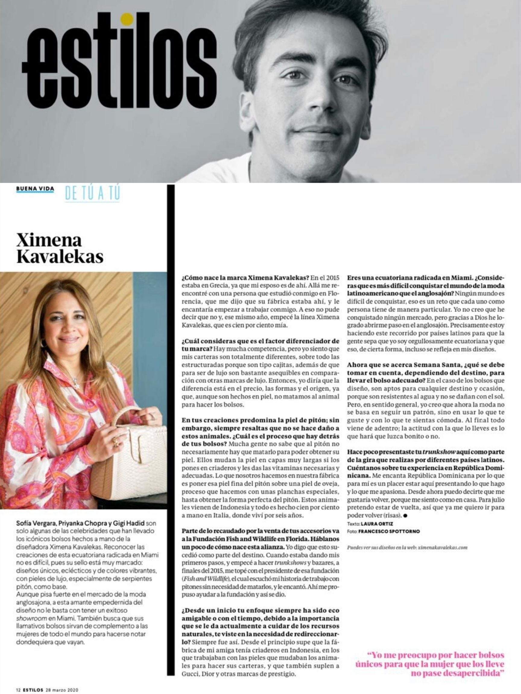 REVISTA ESTILOS, REPUBLICA DOMINICANA