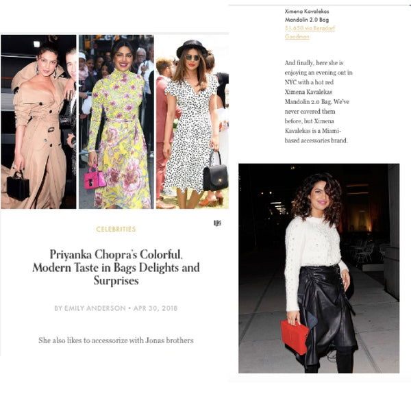 WWW.PURSEBLOG.COM - Priyanka Chopra’s Colorful, Modern Taste in Bags Delights and Surprises