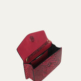 The Met Clutch in Wine