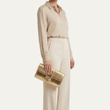 Rita Small in Metallic Gold