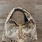 Genuine croc & Python hobo