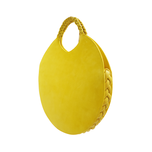 Sol Bag in Yellow Suede/Nappa Leather
