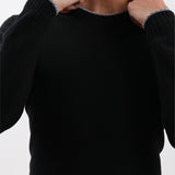 Cashmere Crew Neck Sweater in Black