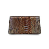 Ivy Clutch in Rainbow Desert Water Snake w/ Crystals