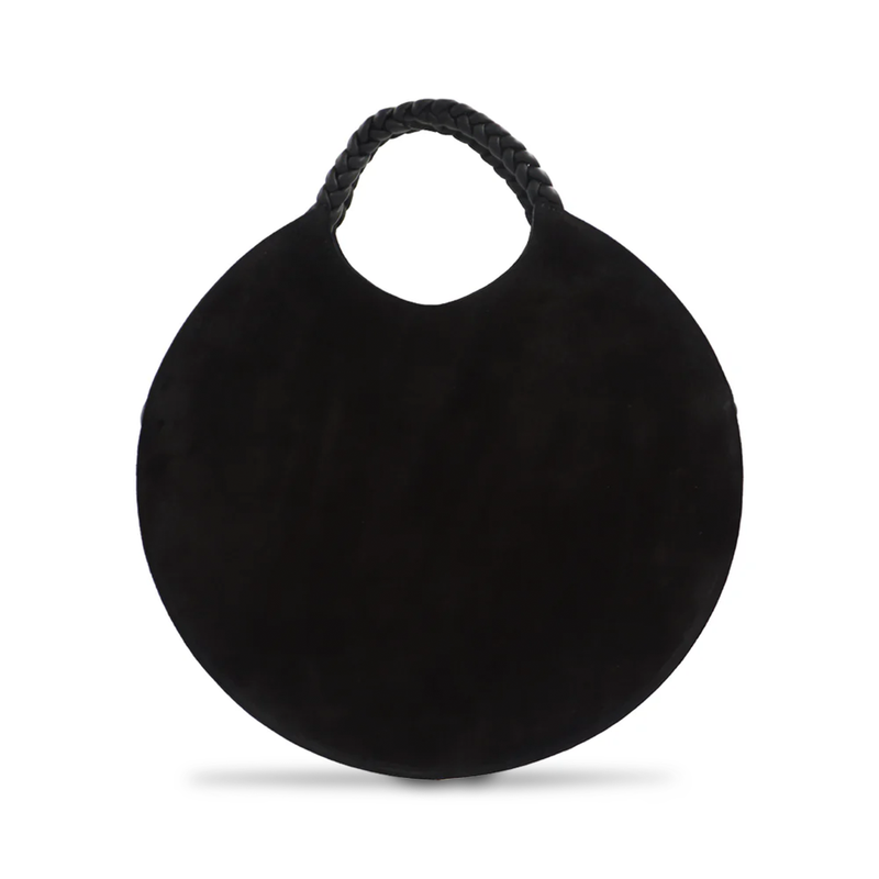 Luna Bag in Black Suede/Nappa Leather