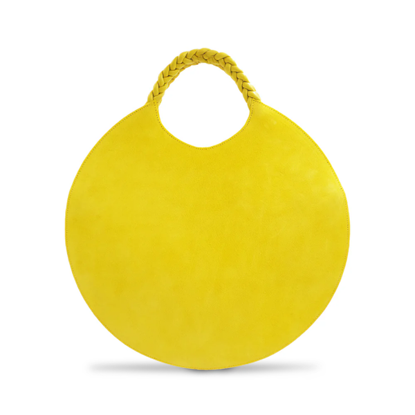 Sol Bag in Yellow Suede/Nappa Leather