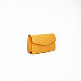Le Clutch in Yellow Croc