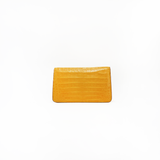 Le Clutch in Yellow Croc