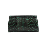Ivy Clutch in Purple and Green Water Snake