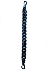 Acrylic Chain Chunky in Black w/Crystals