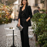 The Met Clutch in Pewter