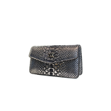 The Met Clutch in Pewter