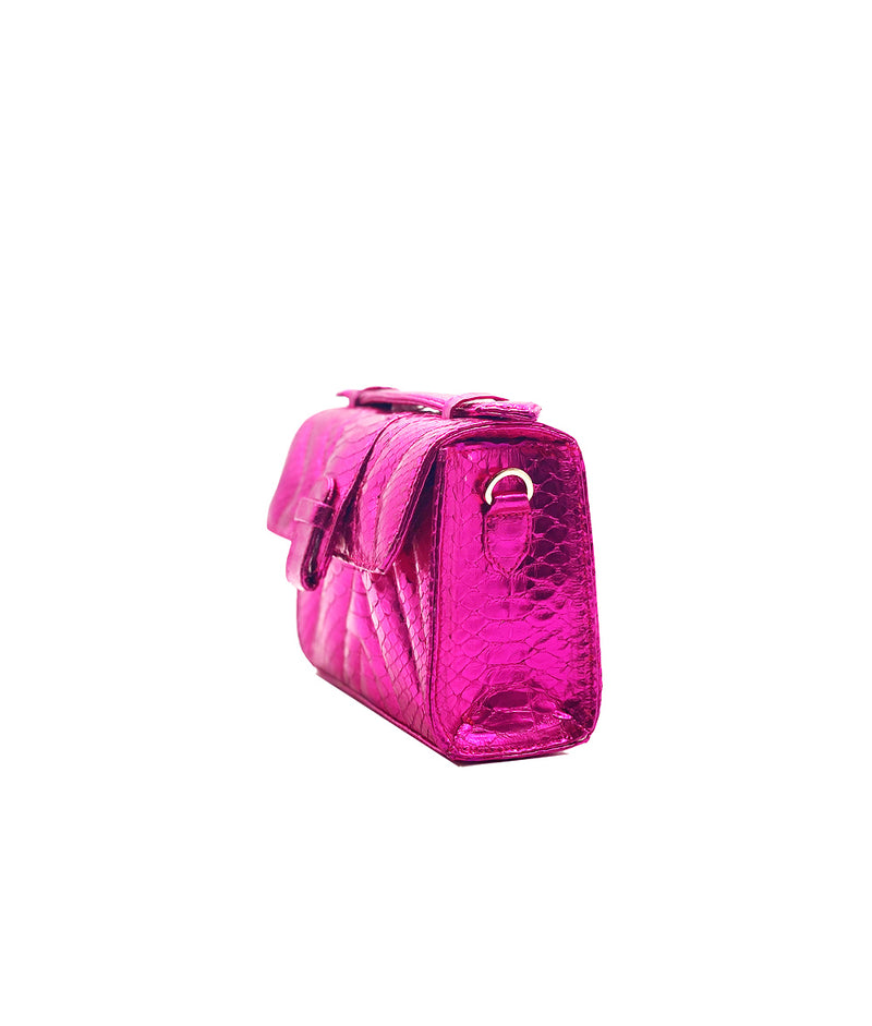 Mini pouch bag - Pink/Metallic - Ladies