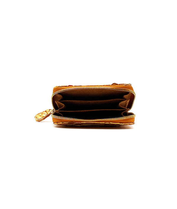 Yiya (The Mini Wallet) in Metallic Orange
