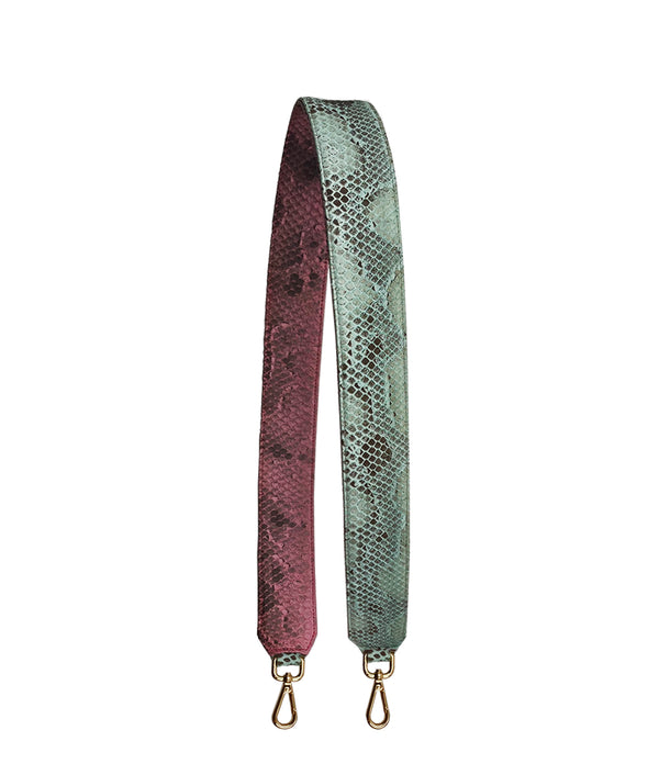 Over Shoulder Strap - Turquoise/Soft Pink Thin