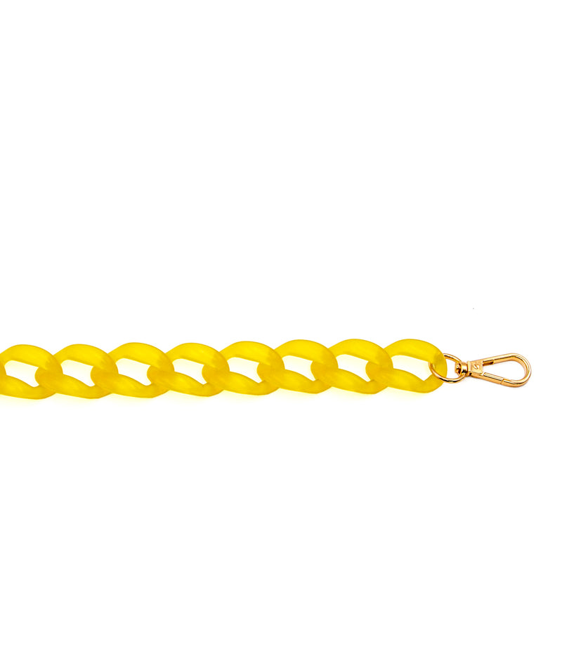 Acrylic Chain in Transparent Yellow